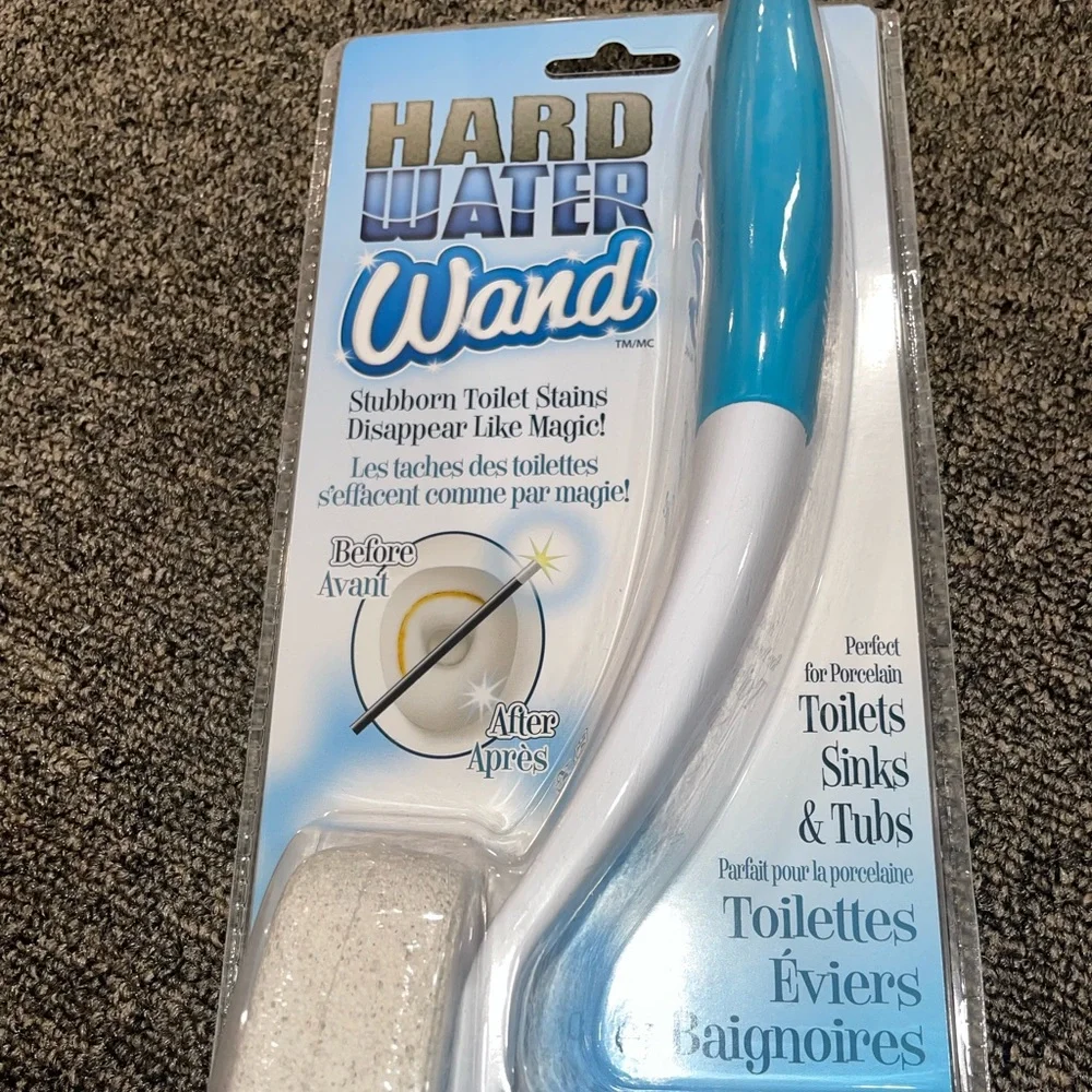 Pumice Stone Cleaning Brush Hard Water Wand Pumice Stone Toilet Bowl Cleaner NWT